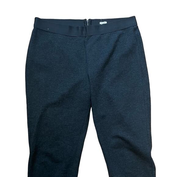 J Crew Charcoal Gray Stretch Ponte Skinny Legging Pixie Pant 10 - Picture 3 of 5